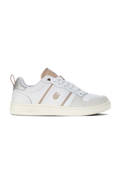 K-Swiss sneakers LOZAN MATCH LTH culoarea alb