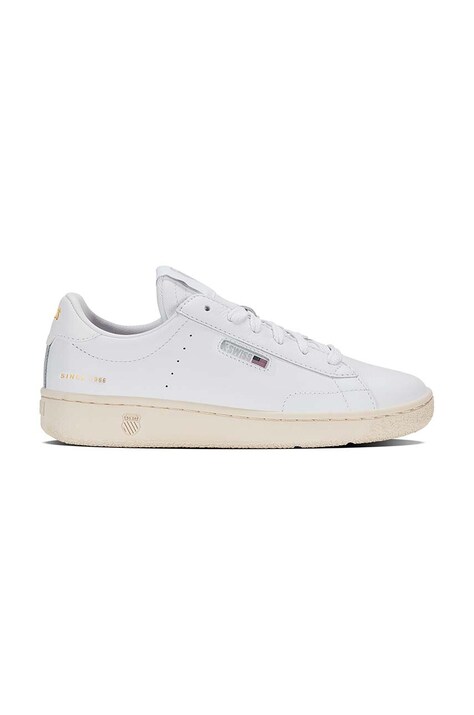 K-Swiss sneakers din piele SLAMMKLUB CC culoarea alb