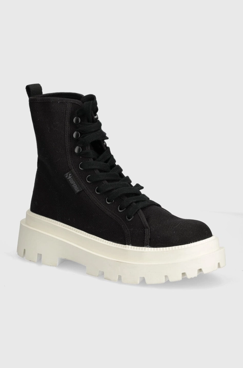 Superga tenisi 3051 ALPINA APEX HIGH femei, culoarea negru, S1171QW