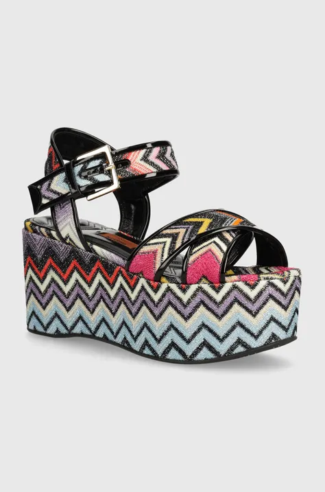 Missoni sandały Julia Wedge M38_023