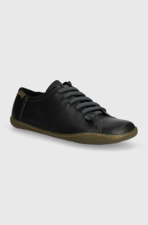 Кожаные кроссовки Camper Peu Cami цвет чёрный 20848.017