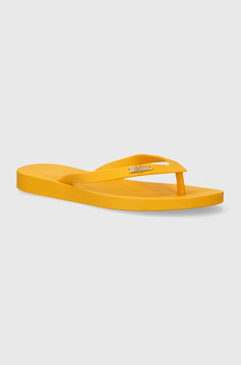 Melissa flip-flop MELISSA SUN VENICE AD sárga, női, lapos talpú, M.33493.54104