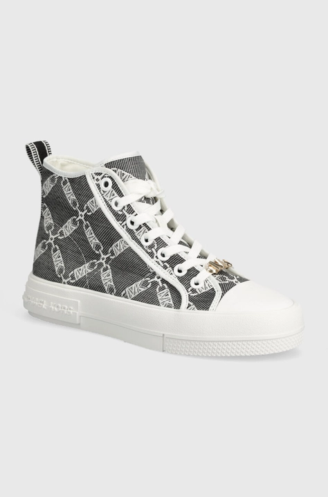 Високи кецове MICHAEL Michael Kors Evy High Top в сиво 43F3EYFE1Y