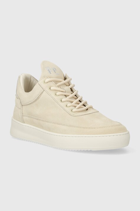 Filling Pieces sneakers in camoscio Low Top Suede colore beige 10122793035