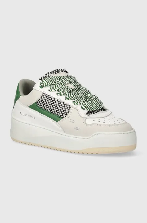 Filling Pieces leather sneakers Avenue Isla green color 52133913037