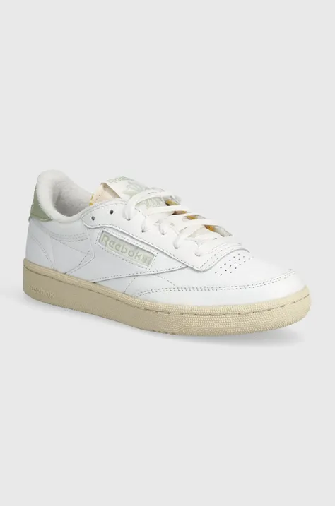 Δερμάτινα αθλητικά παπούτσια Reebok Classic Club C 85 Vintage χρώμα: άσπρο, 100074232