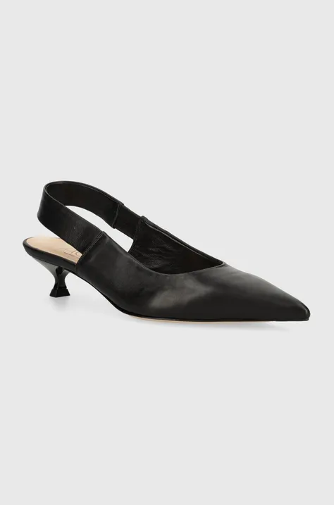 Шкіряні туфлі AGL LENOR колір чорний D167002PCKB0741013
