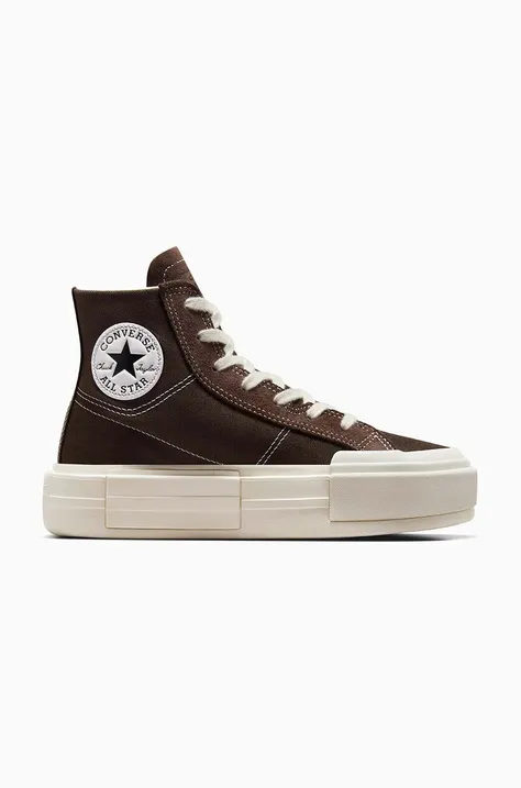 Πάνινα παπούτσια Converse Chuck Taylor All Star Cruise χρώμα: καφέ, A07568C