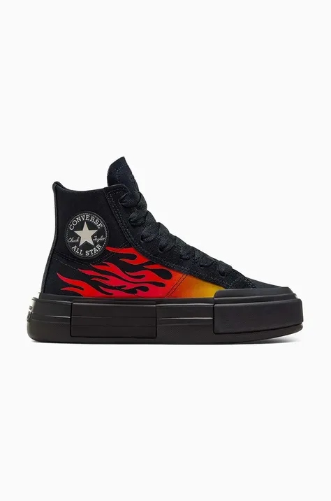Πάνινα παπούτσια Converse Chuck Taylor All Star Cruise χρώμα: μαύρο, A07553C