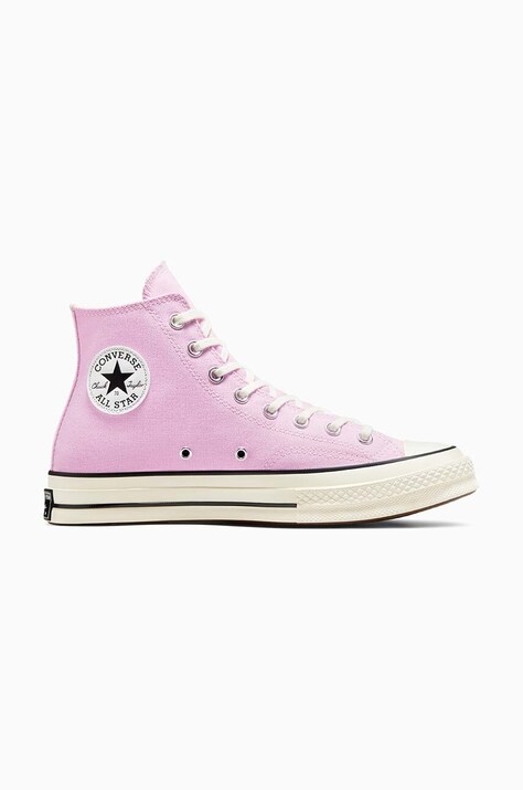 Високи кецове Converse Chuck 70 в лилаво A07429C