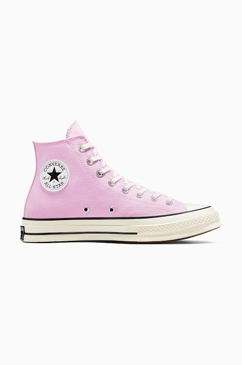 Високи кецове Converse Chuck 70 в лилаво A07429C