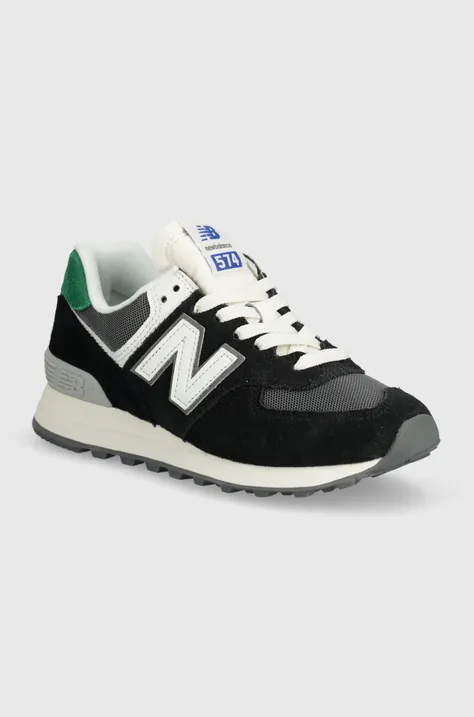 Sneakers boty New Balance 574 černá barva, WL574YA1