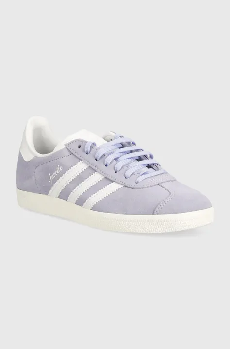 Sneakers boty adidas Originals Gazelle fialová barva, IE0444