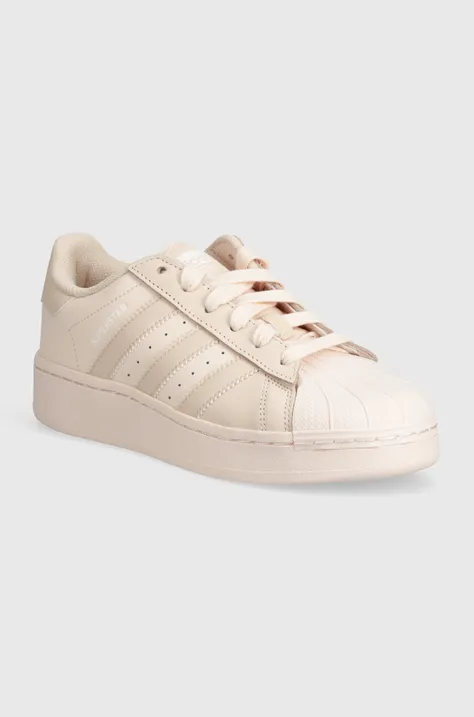 Kožené sneakers boty adidas Originals Superstar XLG růžová barva, IG8574