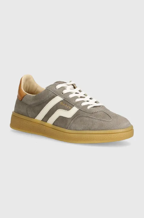 Semišové sneakers boty Gant Cuzima šedá barva, 28533550 G031