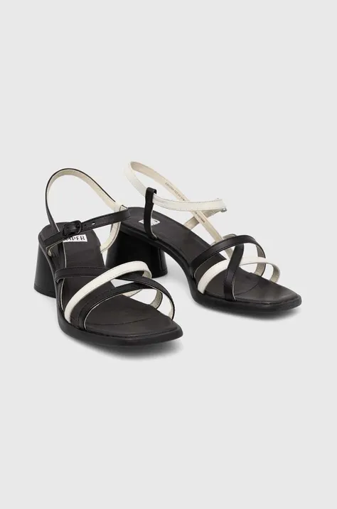 Кожаные сандалии Camper TWS цвет чёрный K201504-003