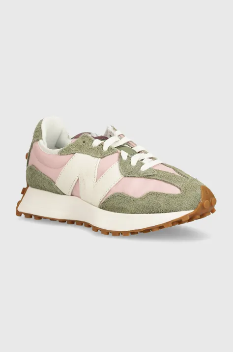 Sneakers boty New Balance růžová barva, WS327FT