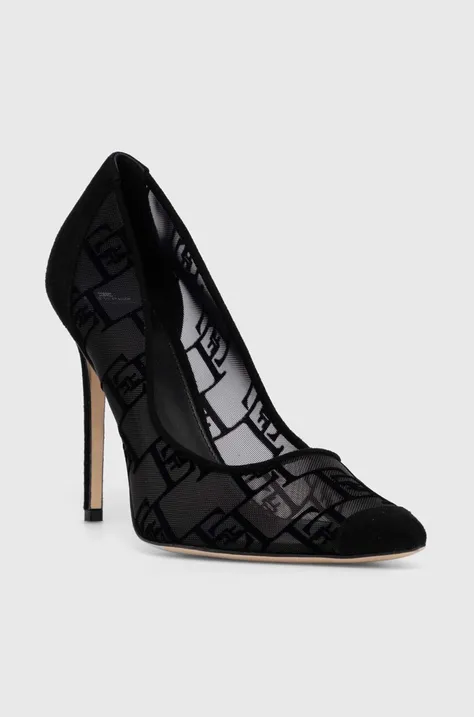 Обувки с тънък ток Elisabetta Franchi в черно SA31B42E2 110 NORBLIN