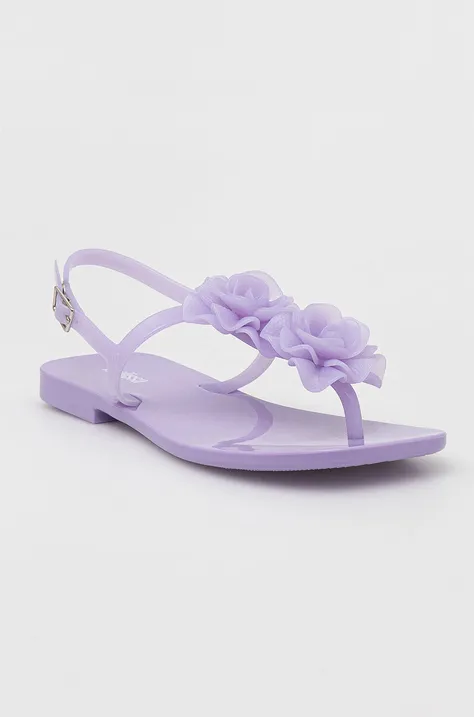 Sandále Melissa MELISSA HARMONIC SQUARED GARDEN dámske, fialová farba, M 33563 50754