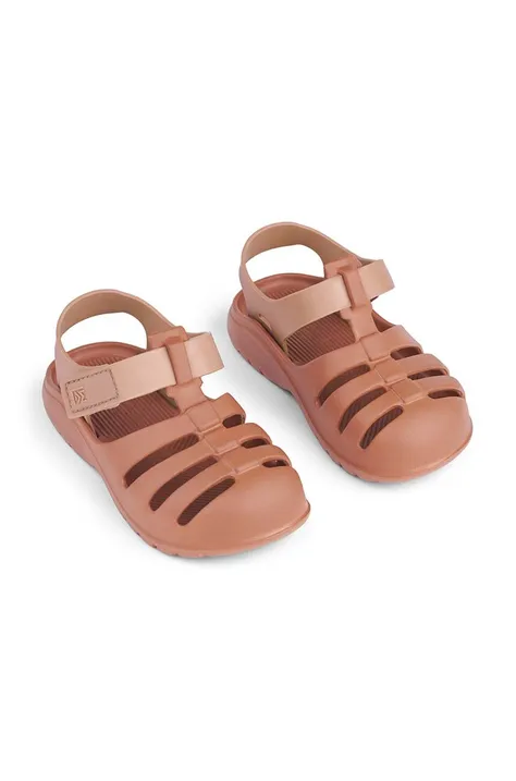Detské sandále Liewood Beau Sandals ružová farba
