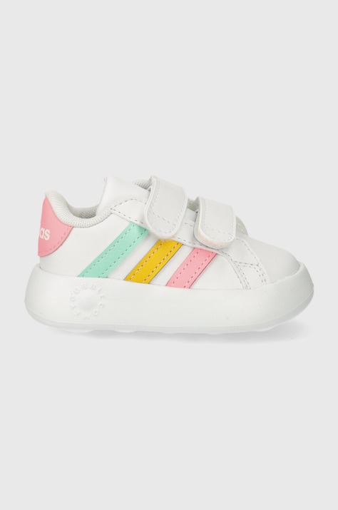 Detské tenisky adidas GRAND COURT 2.0 CF I biela farba