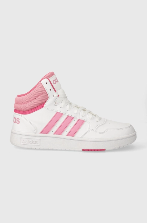 adidas Originals sneakers pentru copii HOOPS 3.0 MID K culoarea roz