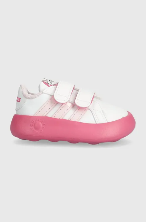 Дитячі кросівки adidas GRAND COURT 2.0 Marie CF I колір рожевий