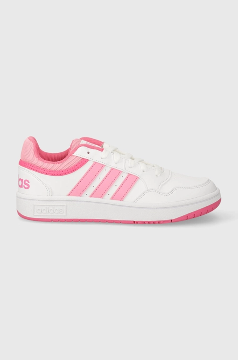 Otroške superge adidas Originals HOOPS 3.0 K roza barva