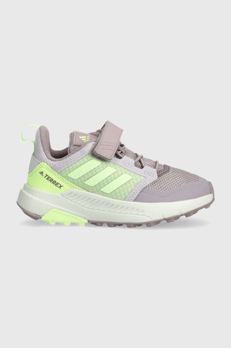 Дитячі черевики adidas TERREX TERREX TRAILMAKER CF K колір фіолетовий