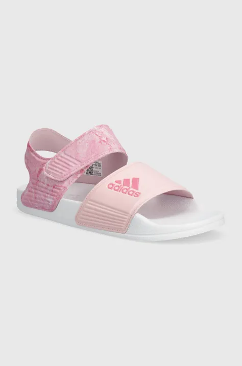 Παιδικά σανδάλια adidas ADILETTE SANDAL K χρώμα: ροζ