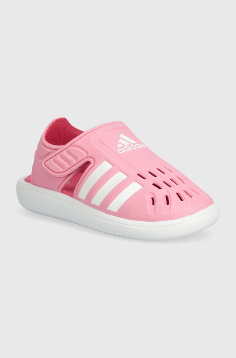 Παιδικά παπούτσια νερού adidas WATER SANDAL C χρώμα: ροζ