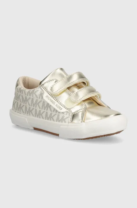 Michael Kors sneakers pentru copii culoarea auriu