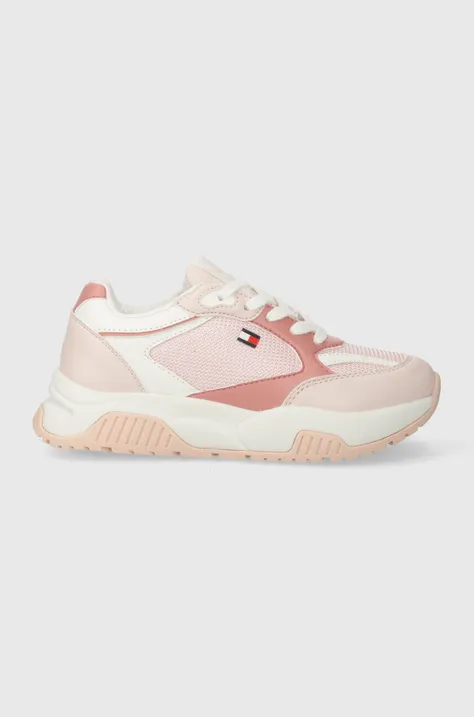 Tommy Hilfiger sneakersy dziecięce kolor różowy
