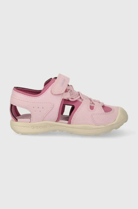 Detské sandále Geox VANIETT ružová farba