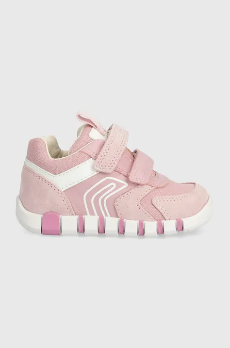 Παιδικά αθλητικά παπούτσια Geox IUPIDOO χρώμα: ροζ
