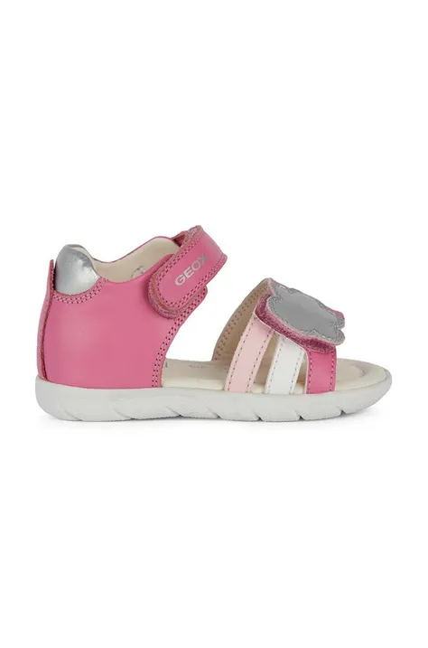 Otroški sandali Geox SANDAL ALUL roza barva