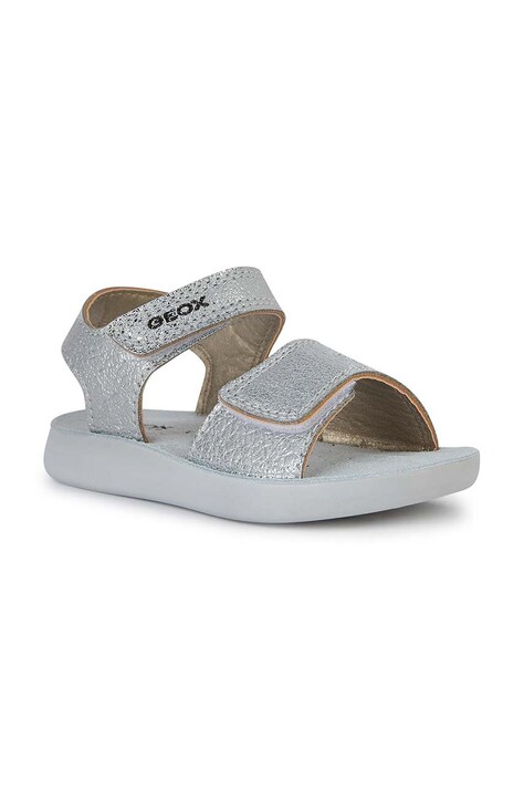 Geox sandały dziecięce SANDAL LIGHTFLOPPY kolor srebrny