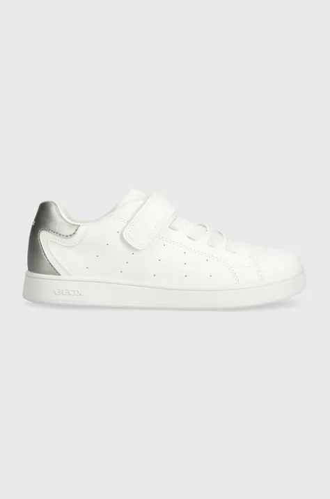 Παιδικά αθλητικά παπούτσια Geox ECLYPER χρώμα: άσπρο