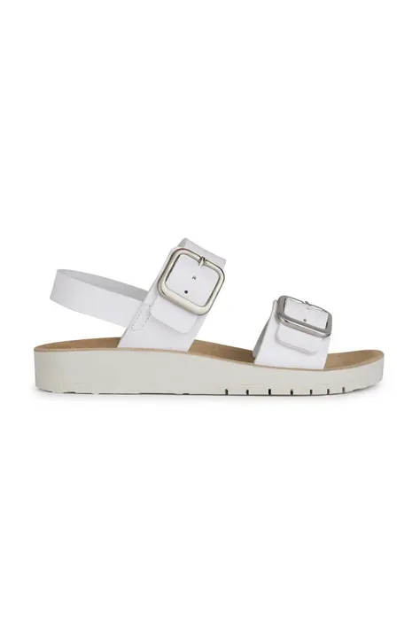 Detské sandále Geox SANDAL COSTAREI biela farba