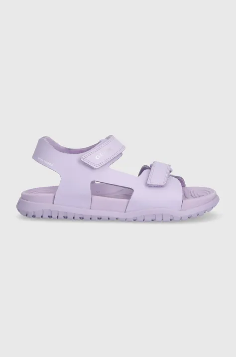 Дитячі сандалі Geox SANDAL FUSBETTO колір фіолетовий