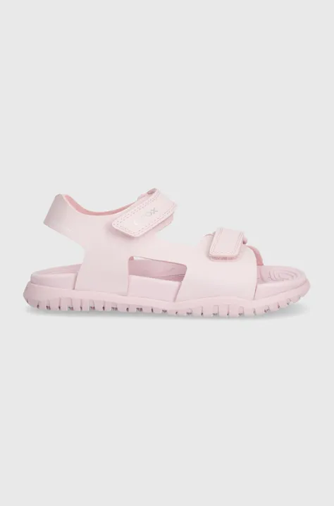 Дитячі сандалі Geox SANDAL FUSBETTO колір рожевий