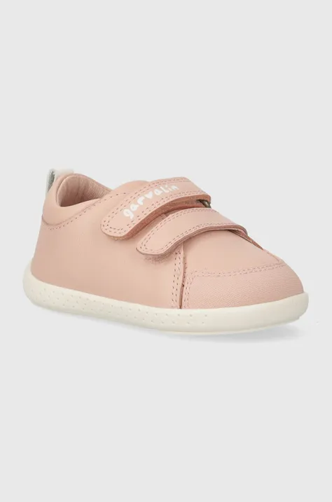 Παιδικά δερμάτινα αθλητικά παπούτσια Garvalin χρώμα: ροζ