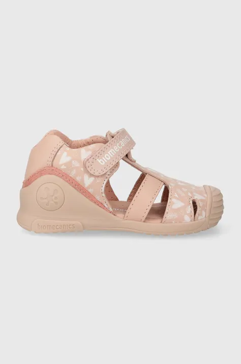 Biomecanics sandali in pelle bambino/a colore rosa