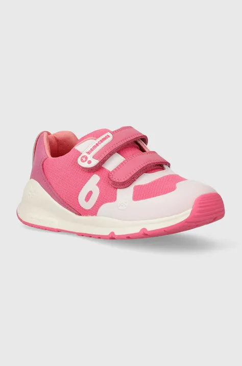 Dětské sneakers boty Biomecanics růžová barva