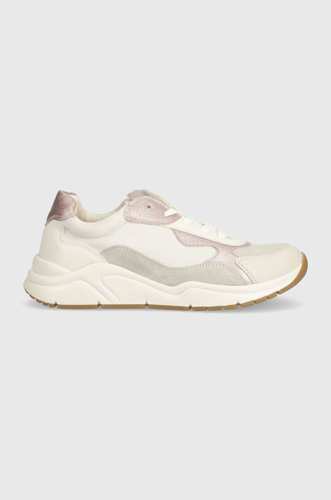 Dětské sneakers boty Geox růžová barva