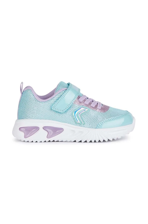 Geox sneakers pentru copii ASSISTER x Minnie culoarea turcoaz