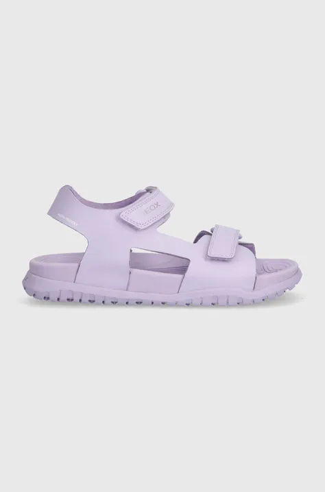 Дитячі сандалі Geox колір фіолетовий