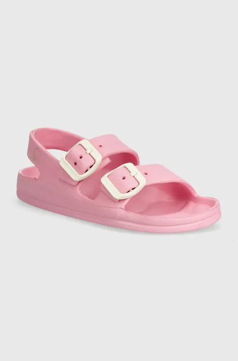 United Colors of Benetton sandale copii culoarea roz
