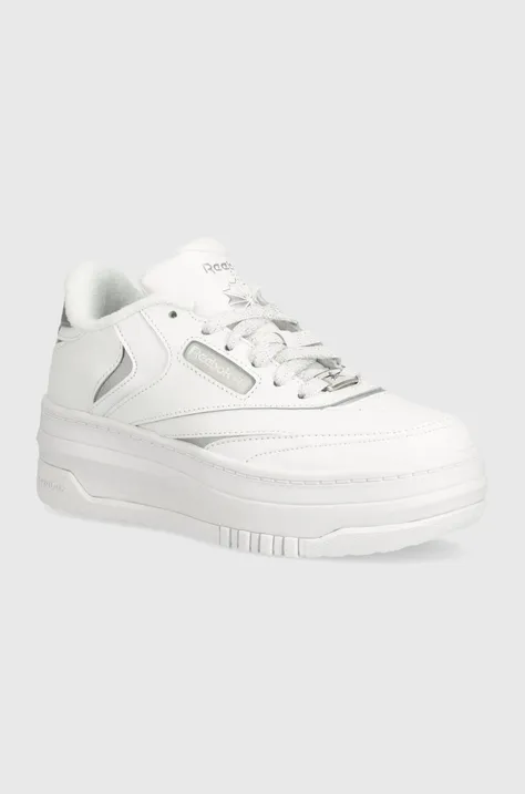 Παιδικά δερμάτινα αθλητικά παπούτσια Reebok Classic Club C χρώμα: άσπρο, 100075123