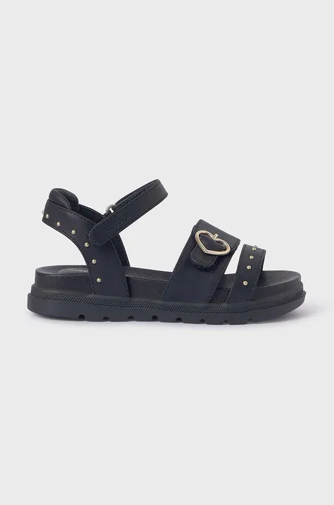 Detské sandále Mayoral čierna farba